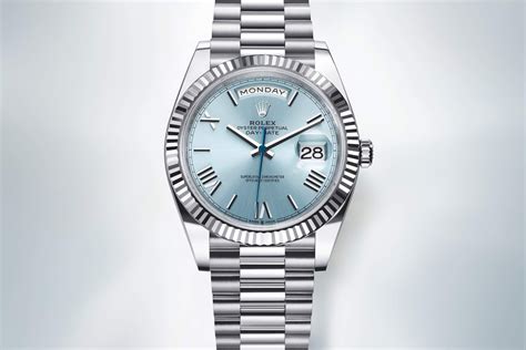 rolex day date 40 platinum.